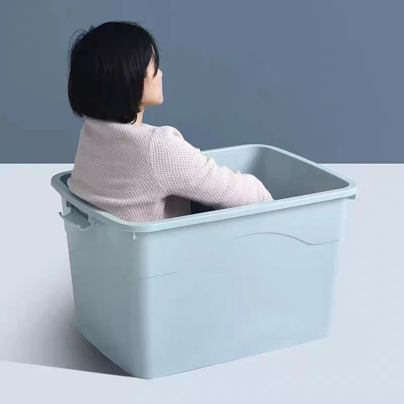 Eighty Liter Storage Box Large Size Storage Box Organizing Box Dormitory Household Loading Clothes Clothing Storage Box Toys Plastic Box